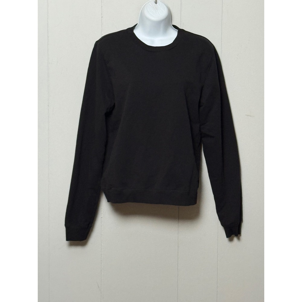 ASOS DESIGN Tall Women's Black Crewneck Sweatshirt Size 6 Tall